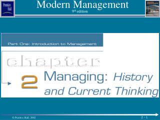 Modern Management 9 th edition
