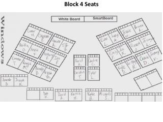 Block 4 Seats