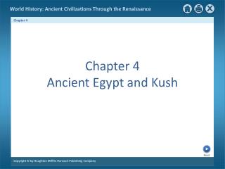 Chapter 4 Ancient Egypt and Kush