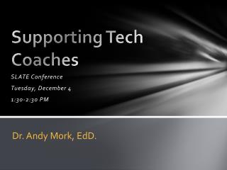 Supporting Tech Coaches