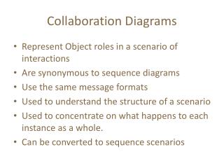Collaboration Diagrams