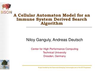 A Cellular Automaton Model for an Immune System Derived Search Algorithm