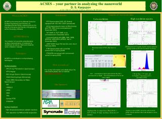ACSES – your partner in analyzing the nanoworld