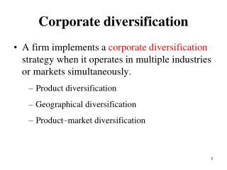 related diversification strategy ppt