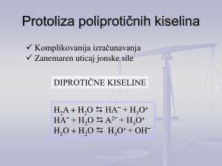 Protoliza poliprotičnih kiselina