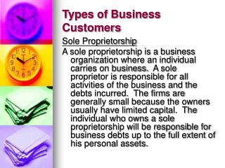 Types of Business Customers