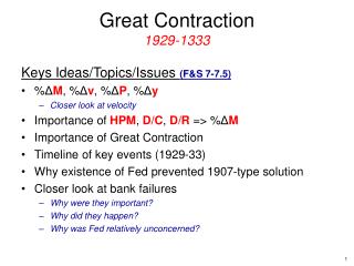 Great Contraction 1929-1333
