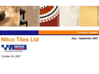 Nitco Tiles Ltd