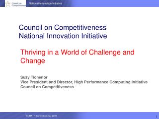 Thriving in a World of Challenge and Change Suzy Tichenor