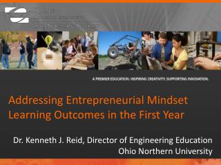 Addressing Entrepreneurial Mindset Learning Outcomes in the First Year