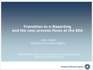 Artur Gsella European Environment Agency