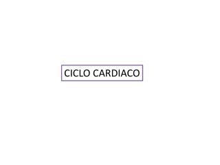 CICLO CARDIACO