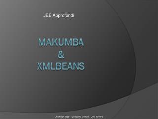 Makumba &amp; xmlbeans