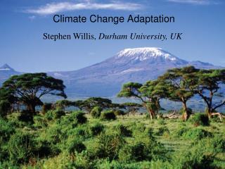 Climate Change Adaptation