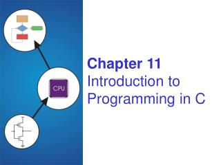 Chapter 11 Introduction to Programming in C