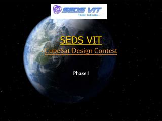 SEDS VIT CubeSat Design Contest