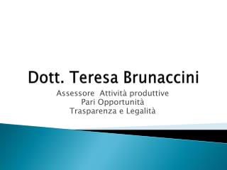 Dott. Teresa Brunaccini