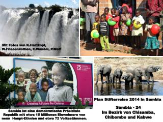 Plan Stifterreise 2014 in Sambia
