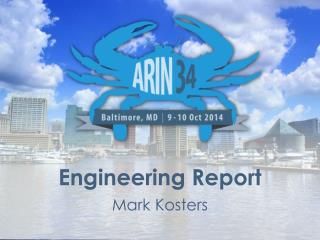 Engineering Report Mark Kosters