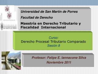 Universidad de San Martín de Porres Facultad de Derecho