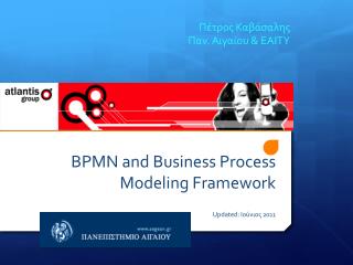 BPMN and Business Process Modeling Framework