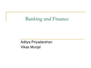 Banking&finance