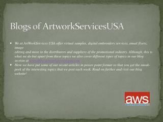 Blogs of ArtworkServicesUSA