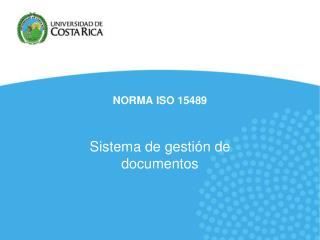 NORMA ISO 15489