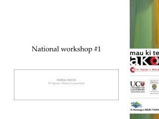 National workshop #1