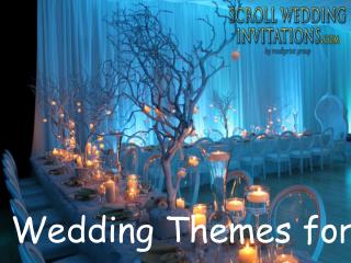 Wedding Themes for winter