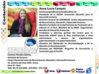 Anna Lucia Campos annalucampos@asociacioneducativa