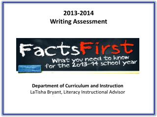 2013-2014 Writing Assessment