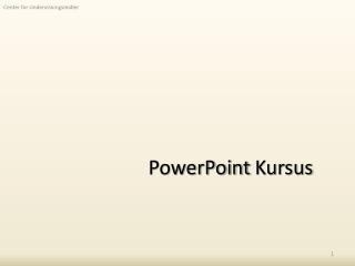 PowerPoint Kursus