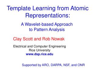 Template Learning from Atomic Representations: