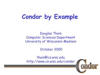 Condor by Example