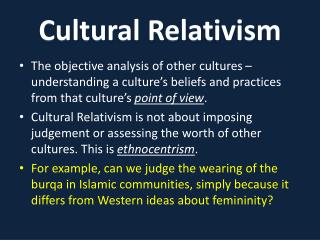 The Importance Of Cultural Relativism In Indonesia