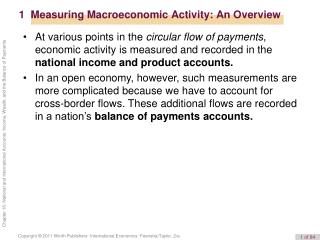 1 Measuring Macroeconomic Activity: An Overview
