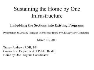 Sustaining the Home by One Infrastructure