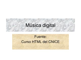 Música digital