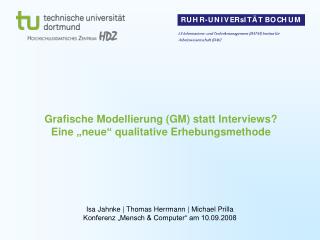 Grafische Modellierung (GM) statt Interviews? Eine „neue“ qualitative Erhebungsmethode