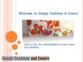 Buy beautiful conservatory furniture cushions just by a mous