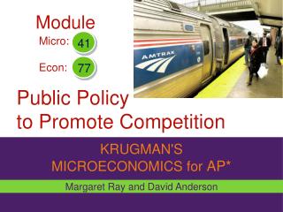Public Policy to Promote Competition