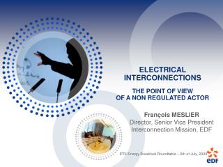 ELECTRICAL INTERCONNECTIONS THE POINT OF VIEW OF A NON REGULATED ACTOR