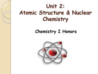 Unit 2: Atomic Structure &amp; Nuclear Chemistry