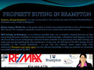 Property Buying in Brampton