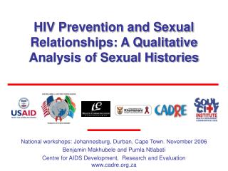 HIV Prevention and Sexual Relationships: A Qualitative Analysis of Sexual Histories