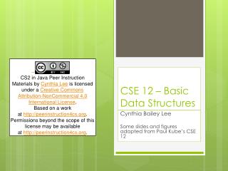 CSE 12 – Basic Data Structures