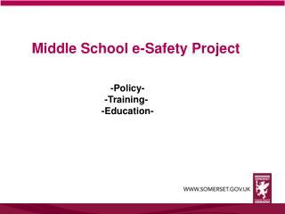 Middle School e-Safety Project