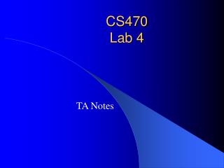 CS470 Lab 4