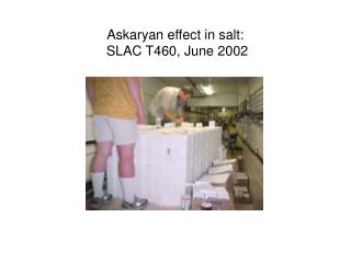 Askaryan effect in salt: SLAC T460, June 2002
